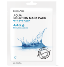 Маска для лица тканевая МОРСКАЯ ВОДА Aqua Solution Mask Pack